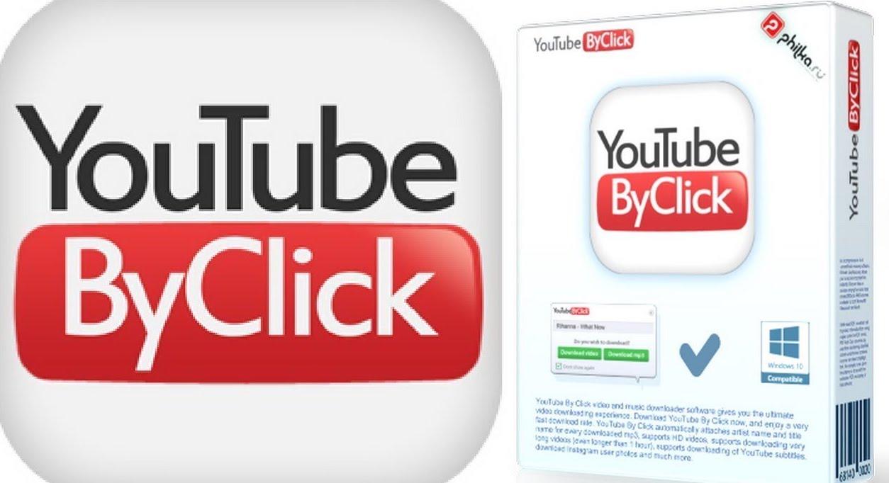 لتحميل وتحويل الفيديو من مواقع الفيديو الشهيره ByClick Downloader Premium 2.3.46 Final YouTube-By-Click-Pr